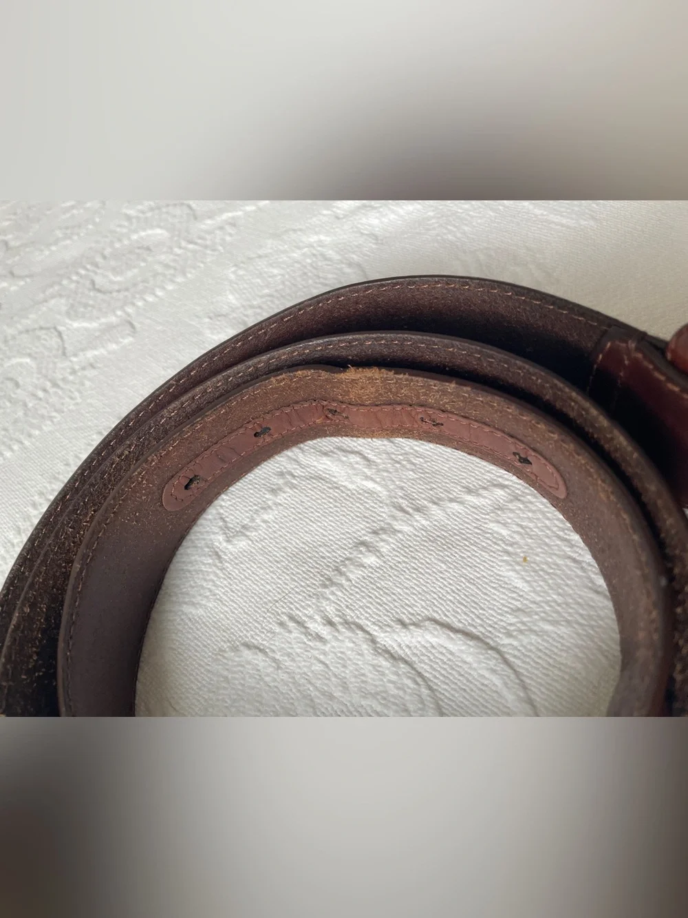 Brighton Chicago Leather Aztec Belt  Western y2k 90s u Mens